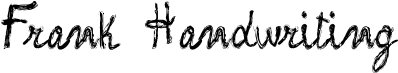 Frank Handwriting font